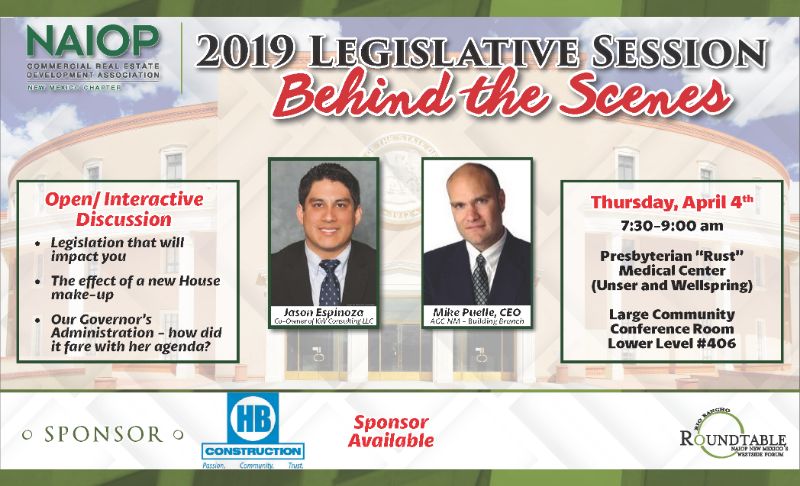 NAIOP RRRT - Behind The Scenes "2019 Legislative Session"