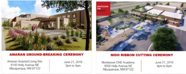 Amaran Ground-Breaking Ceremony & Nido Grand Opening Amaran Ground-Breaking Ceremony & Nido Grand Opening