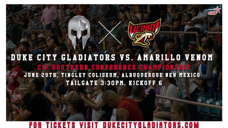 CIF Southern Conference Championship - Gladiators vs. Venom