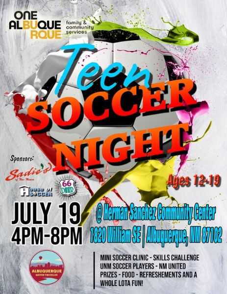 Teen Takeover: Teen Soccer Night
