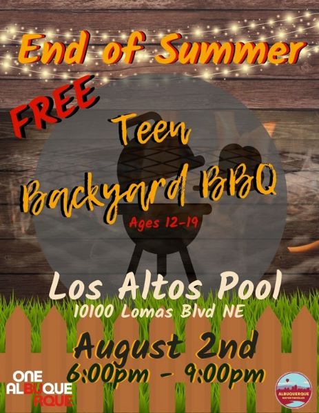 Teen Takeover: End of Summer BBQ Bash