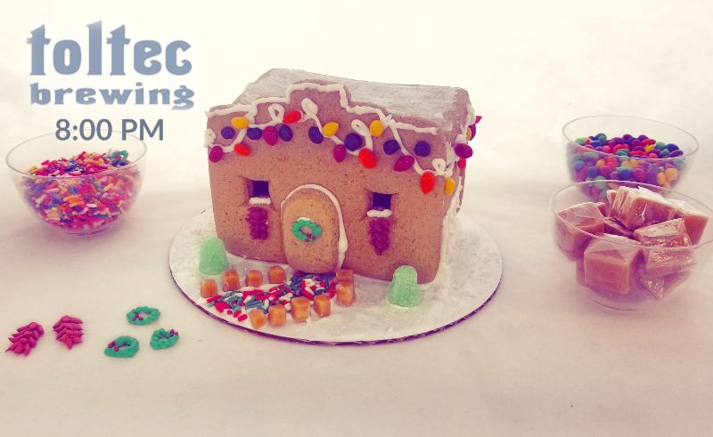 Make Your Own Adobe Gingerbread House at Toltec