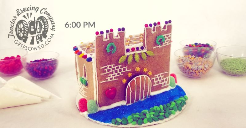 Make Your Own Gingerbread Castle at Tractor Four Hills
