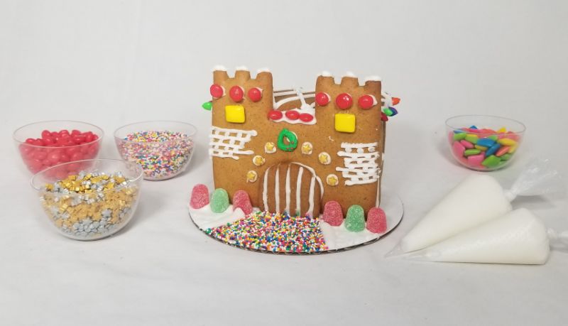 Make Your Own Castle Gingerbread House at Lassiter Distilling Co Make Your Own Castle Gingerbread House at Lassiter Distilling Co