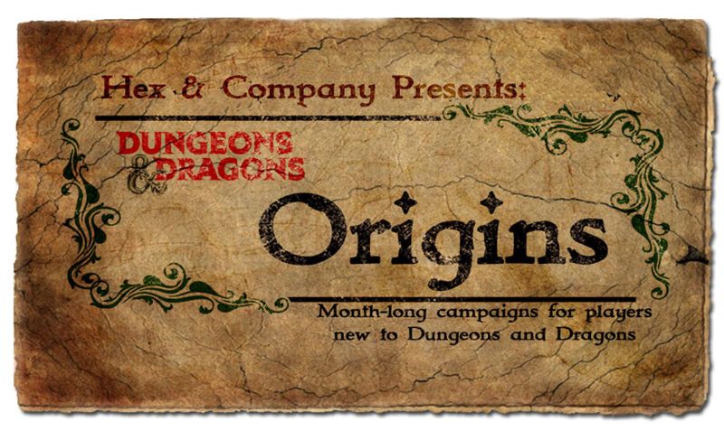 D&D Origins: A beginner's Campaign