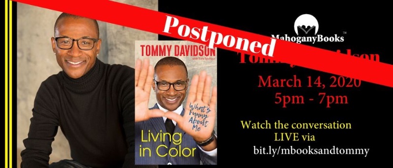 MahoganyBooks Presents: Tommy Davidson Discussion + Book Signing