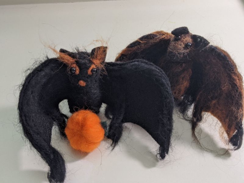 Virtual Craft Party - Sunday Afternoon Needle Felted Bats!
