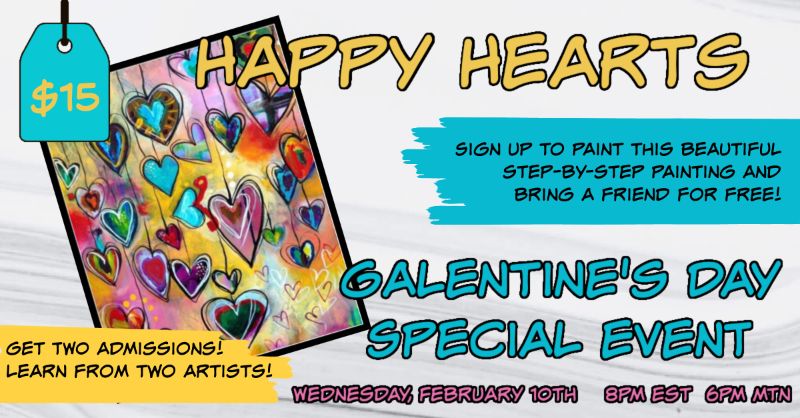 Happy Hearts Galentine's Special Event (ZOOM)