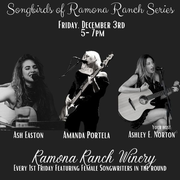 Songbirds of Ramona Ranch - Friday December 3, 2021