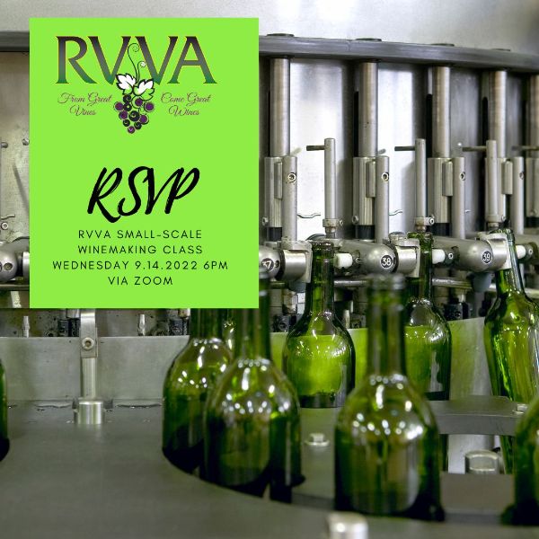 RVVA Small-Scale Winemaking Class