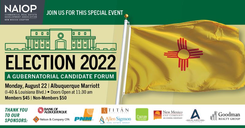 August 22nd NAIOP Luncheon - Election 2022 - Gubernatorial Forum
