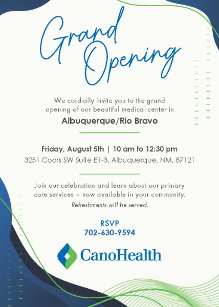 Cano Health Grand Opening Rio Bravo Location