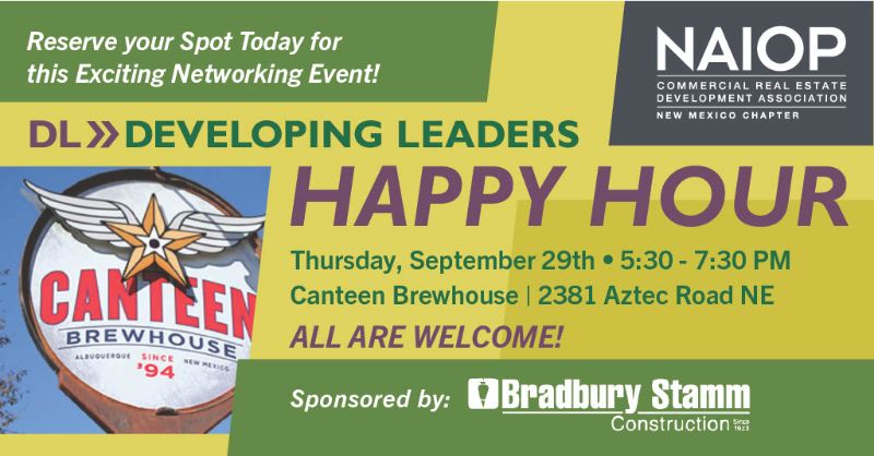 September 29, 2022 NAIOP DL Happy Hour - Canteen Brewhouse