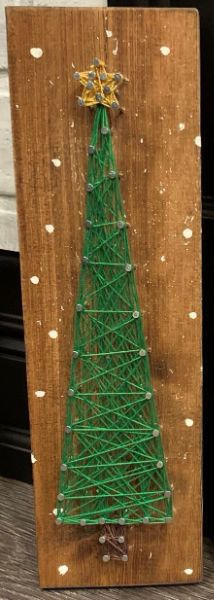 String Art Holiday Tree