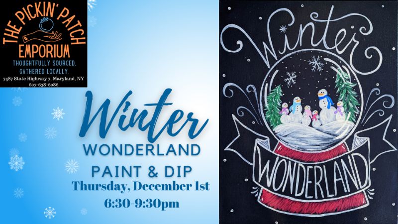 Winter Wonderland Paint & Dip
