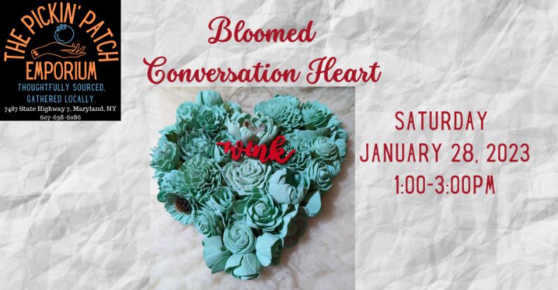 Bloomed Conversation Heart
