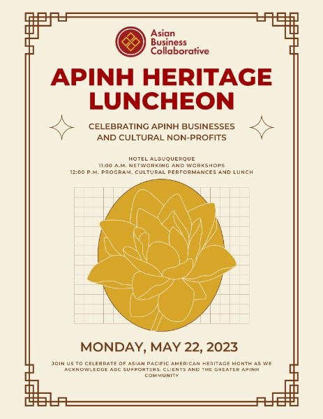 The Asian Business Collaborative APINH Heritage Luncheon The Asian Business Collaborative APINH Heritage Luncheon