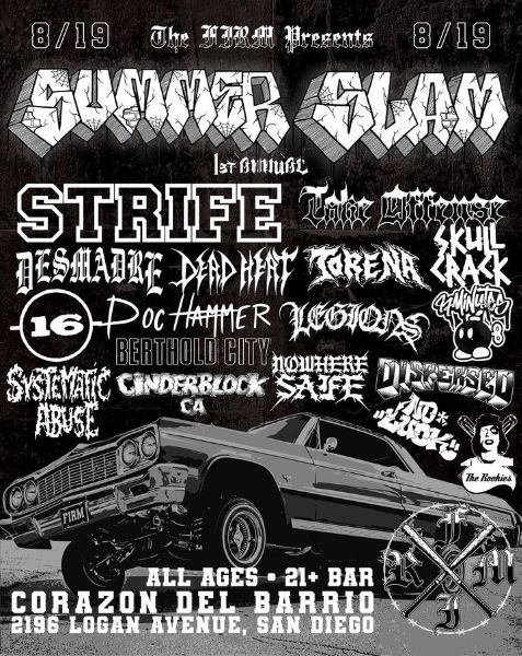 SUMMER SLAM w/ entrance to pres-show