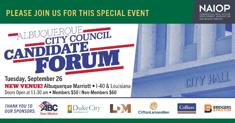 September 26 - City Council Candidate Forum