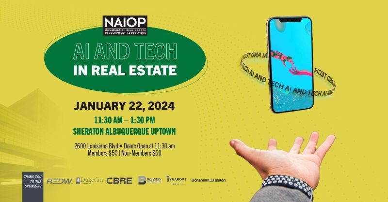 MONDAY January 22nd - AI and Tech in Commercial Real Estate