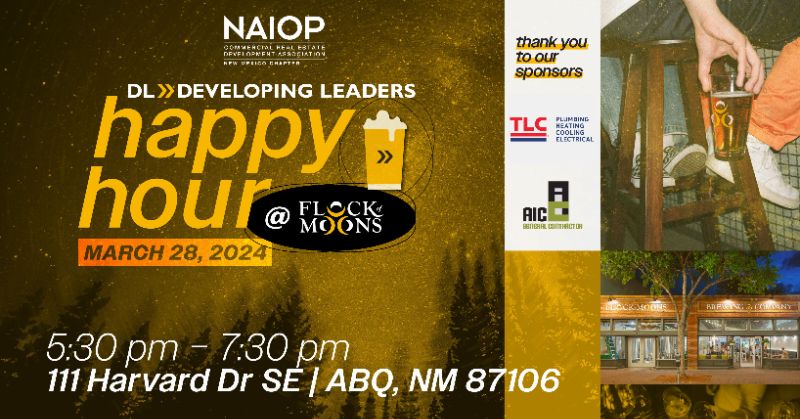 March 28th - Developing Leaders Happy Hour - Flock of Moons