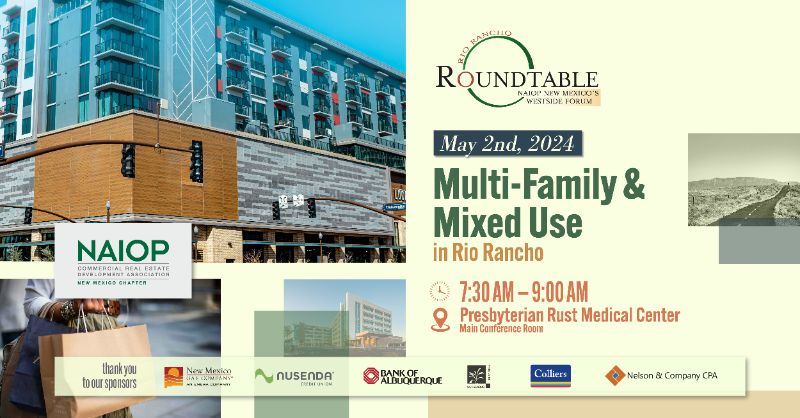 May 2nd - Multifamily/Mixed Use in Rio Rancho