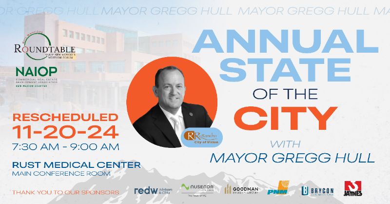 RESCHEDULED to November 20th - Mayor Hull State of the City