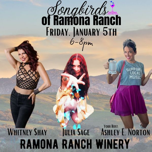 Songbirds of Ramona Ranch -  January 5, 2024