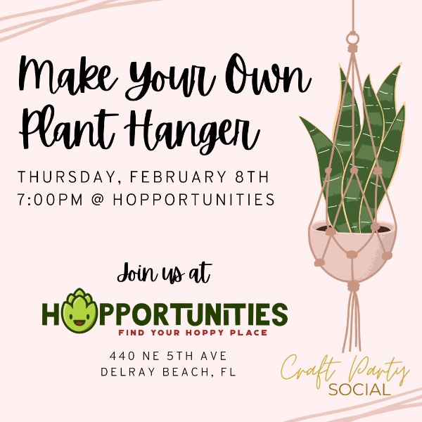 Make Your Own Macrame Heart Plant Hanger at Hopportunities