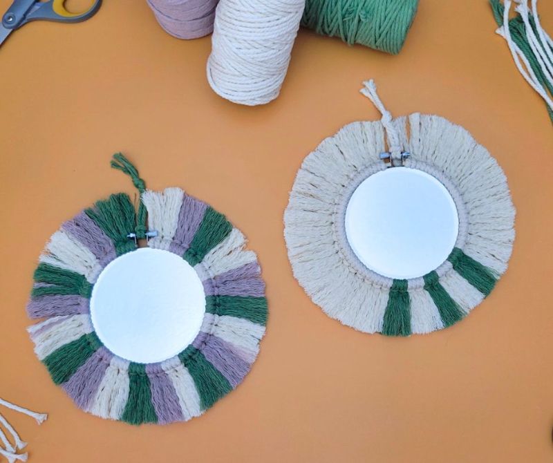 Make Your Own Fringe Mirror Make Your Own Fringe Mirror
