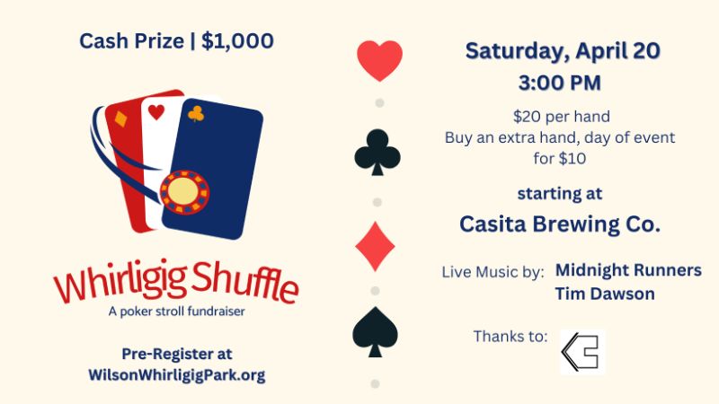 Whirligig Shuffle: A Poker Stroll Fundraiser