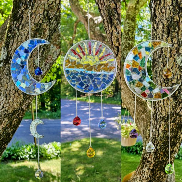 Glass Mosaic Suncatchers