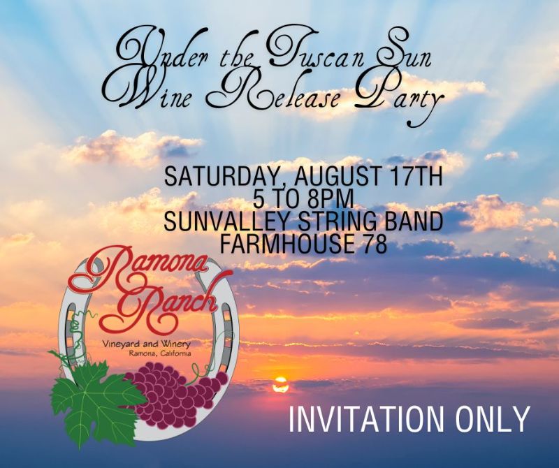 Under the Tuscan Sun - Wine Release Party