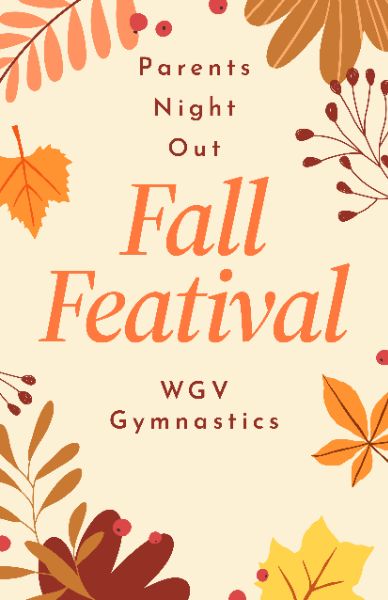 Fall Festival Parents Night Out- Hosted By WGV Gymnastics