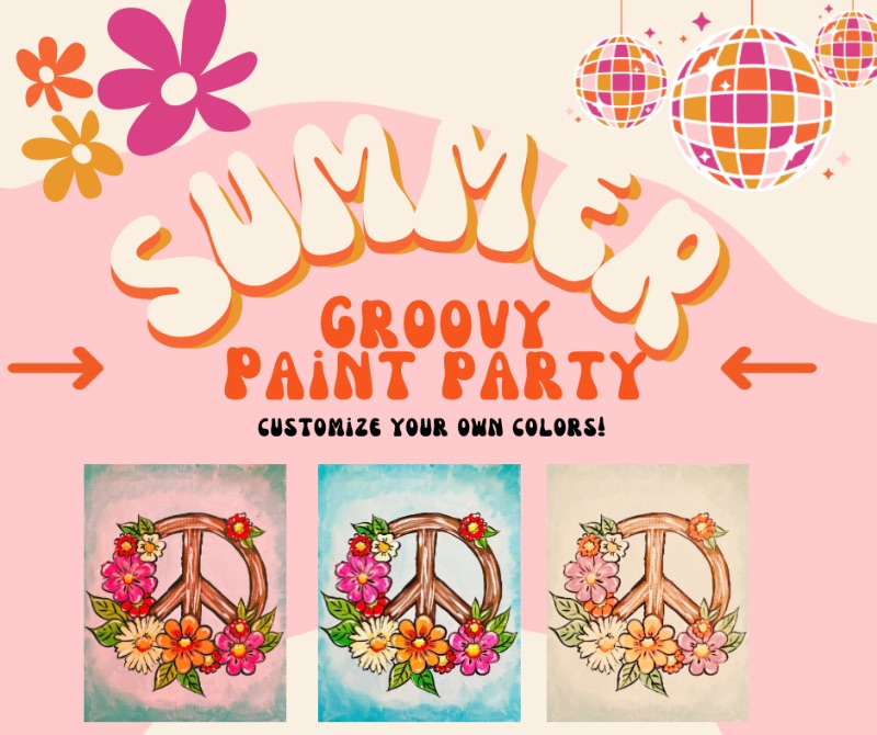 Summer Groovy Paint Party