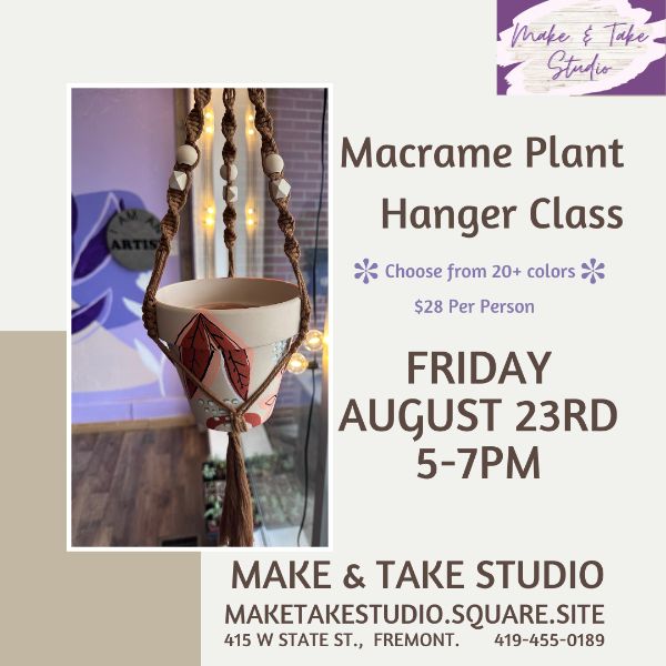 Macrame Plant Hanger Class