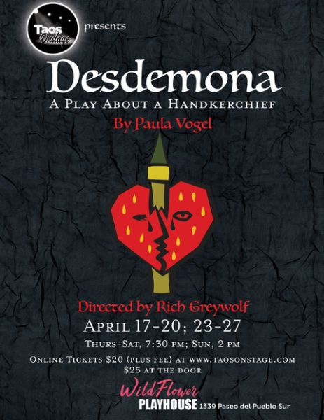 Desdemona, A Play About A Handkerchief By Paula Vogel