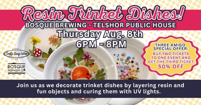 Resin Trinket Dishes - Bosque Telshor