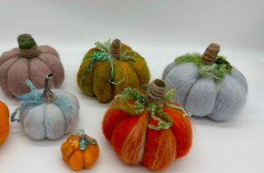 Needle Felt Pumpkin Class