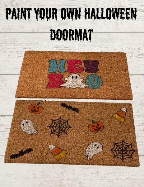 Paint Your Own Halloween Doormat