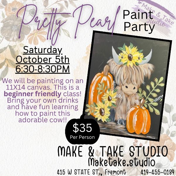 Pretty Pearl Paint Party