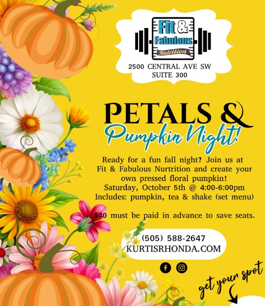 Petals & Pumpkin Night