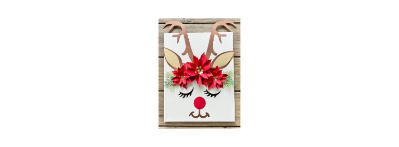 Reindeer Canvas at Barrels and Boards