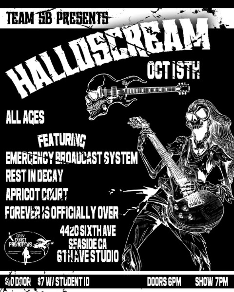 HALLOSCREAM AT 6TH AVENUE STUDIOS!