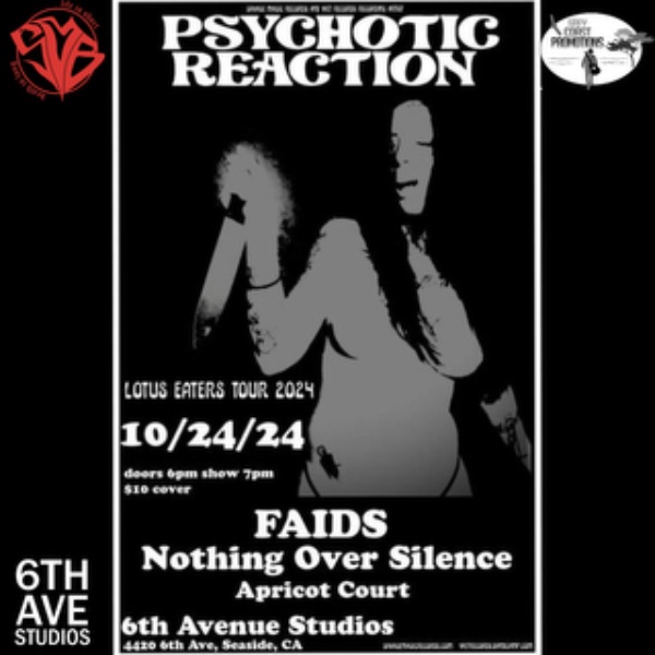 PSYCHOTIC REACTION LIVE AT 6TH AVENUE STUDIOS