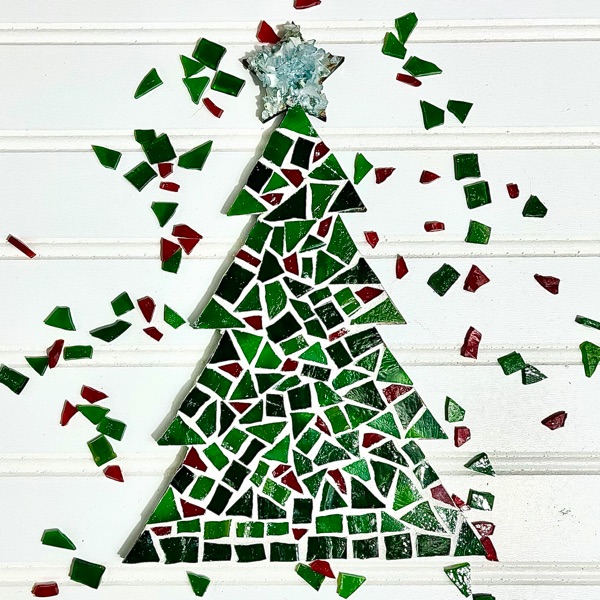 Christmas Tree Mosaic - Deer Creek Winery @ Watson Estate B&B