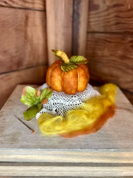 Make Your Own Felted Pumpkin at Bye and Bye 11/17/24