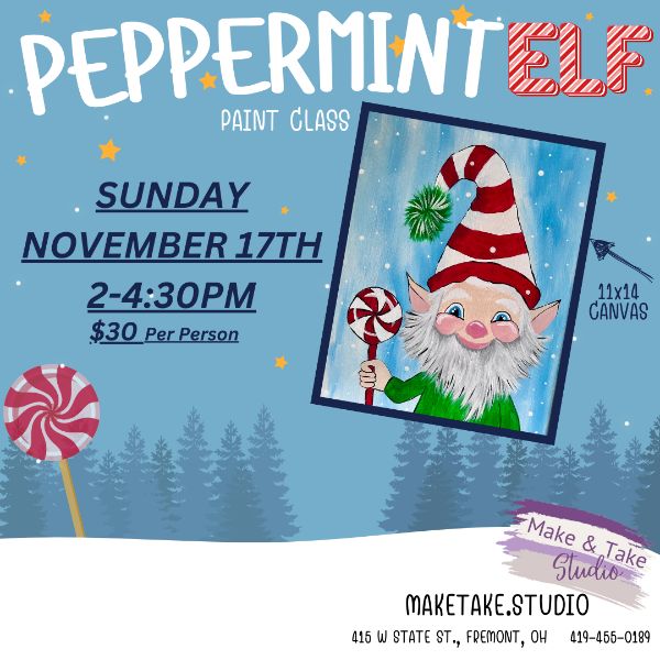 Peppermint Elf Paint Class