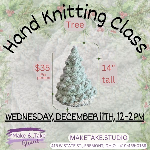 Hand Knitting Class -Tree