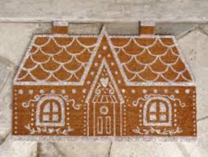 Make a Gingerbread House Doormat